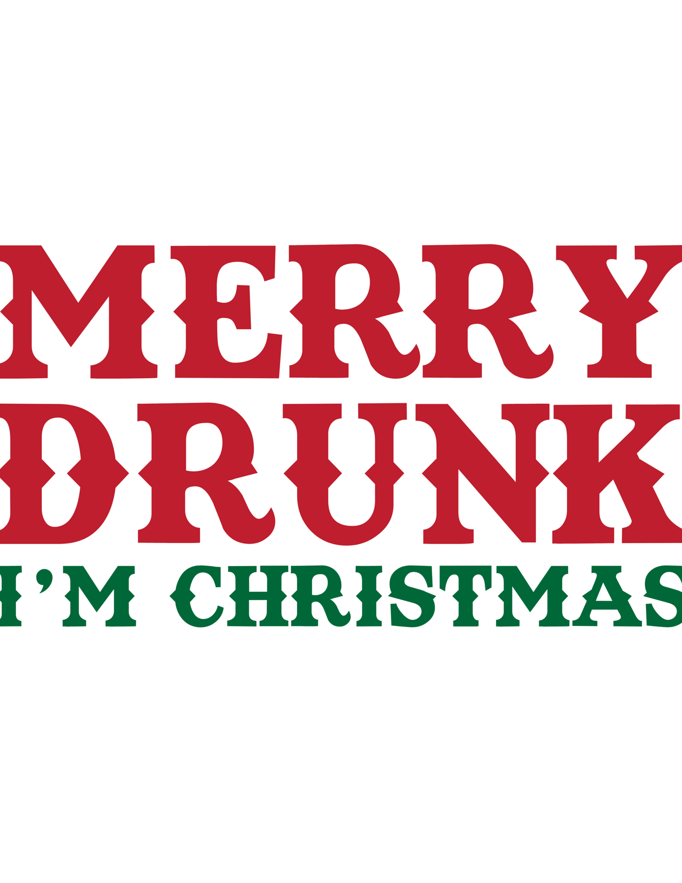 Merry Drunk I'm Christmas Tee
