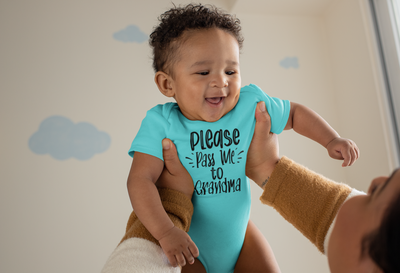Please Pass Me to Grandma-  Infant Onesie - huserdesigns