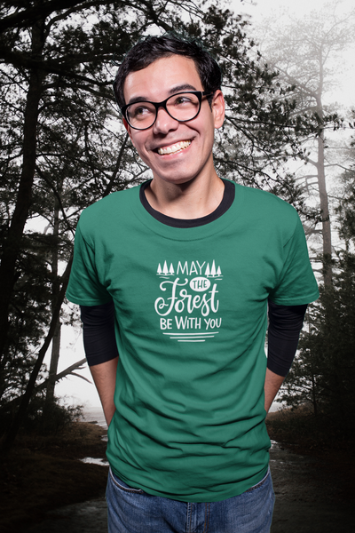 May the Forest Be With You- Unisex Jersey Short Sleeve Tee - huserdesigns