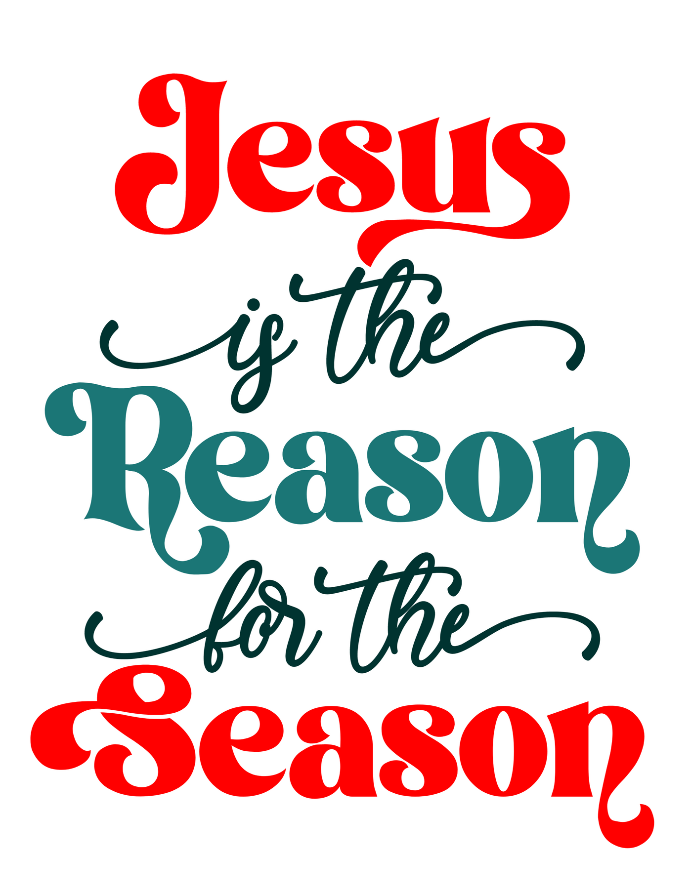 Jesus is the Reason for the Season Crewneck